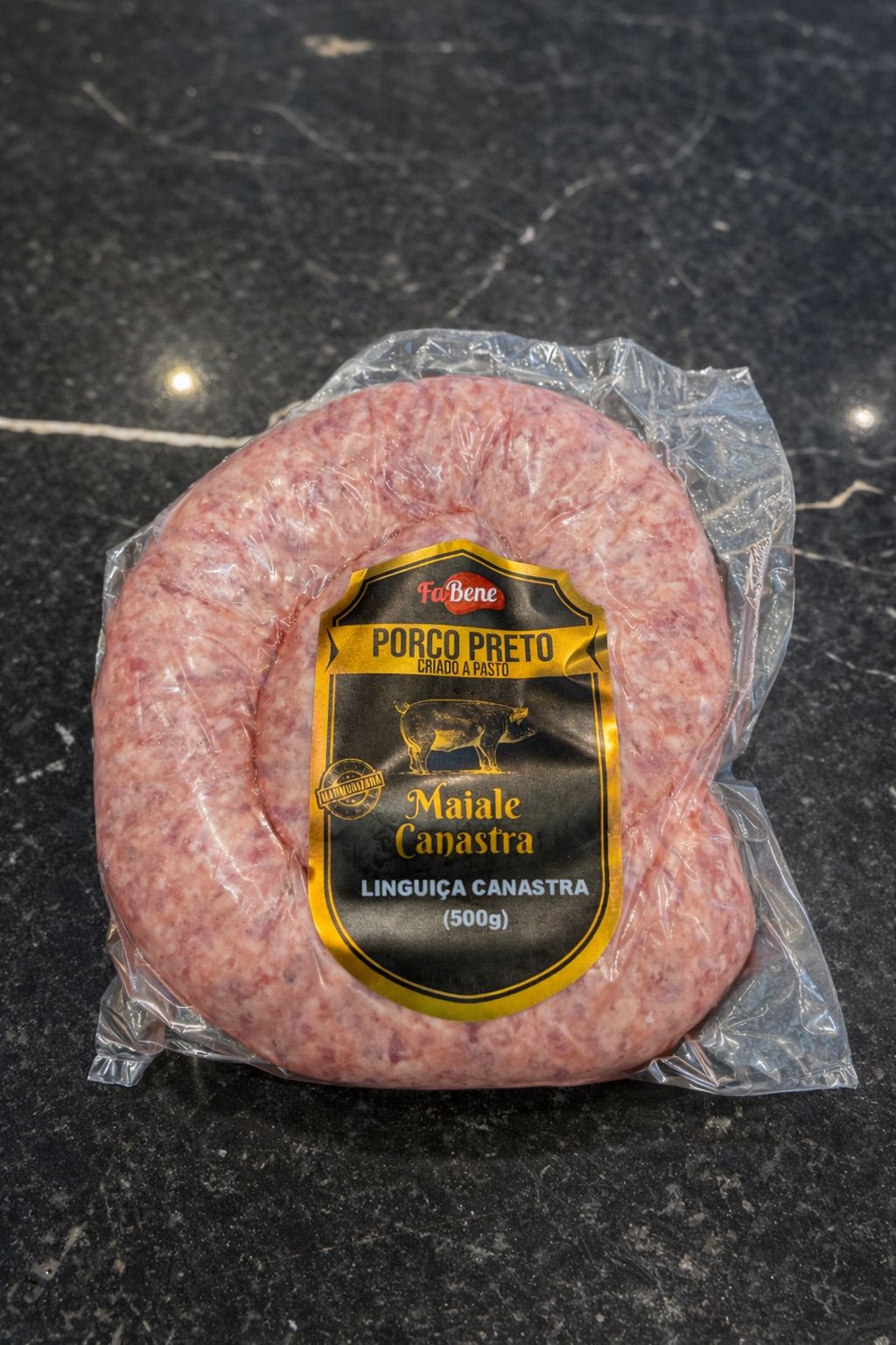 Linguiça Maiale Canastra - Porco Preto